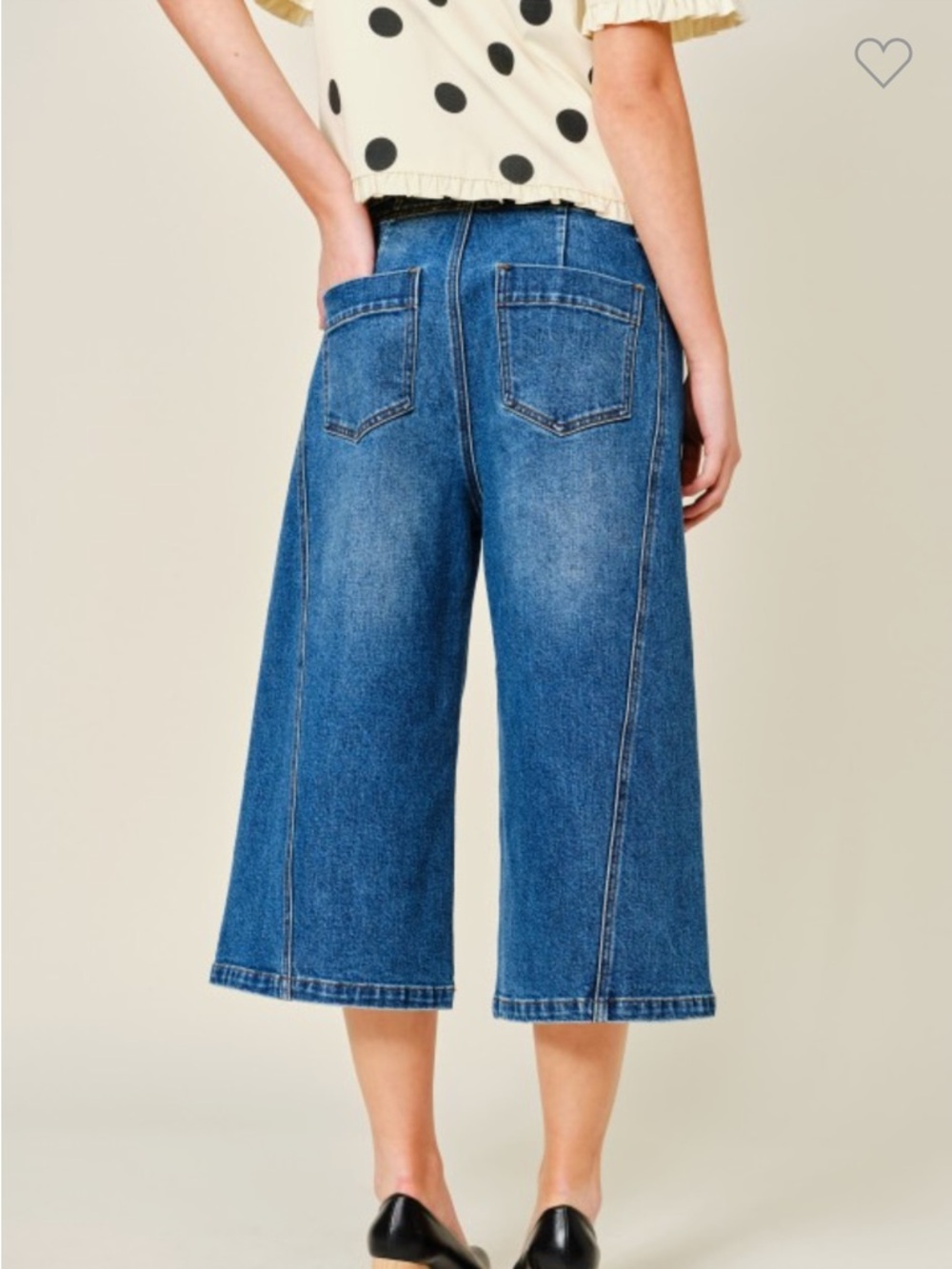 169. Side Line Bermuda denim shorts in dark wash - Picture 5 of 6